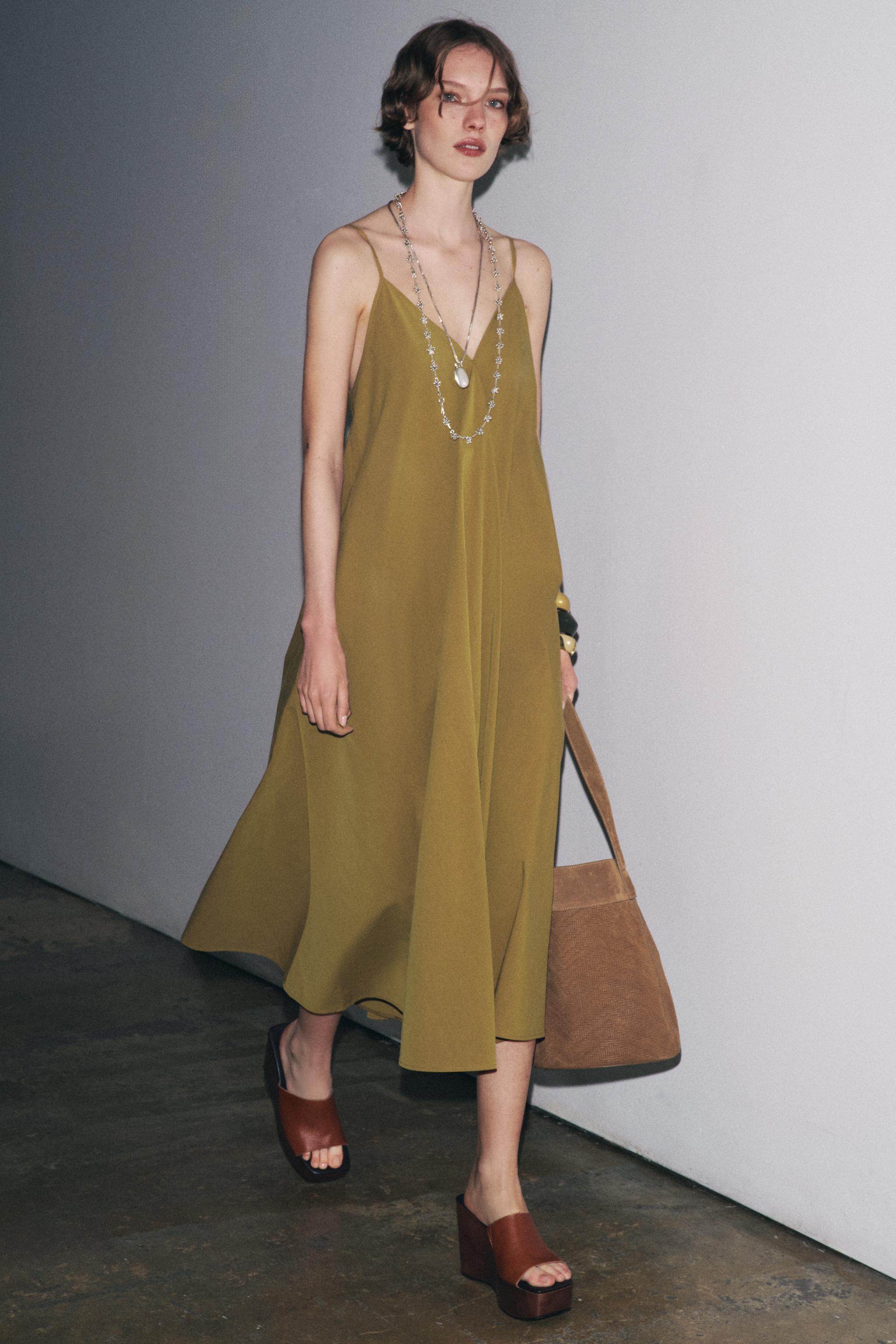 ROBE MIDI À BRETELLES ZW COLLECTION
